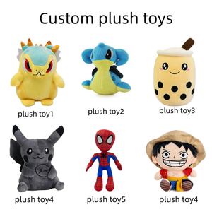 Grosir boneka binatang Kawaii postur tidur mewah kartun Pokemon mainan mewah Pikachu - Product Image 4