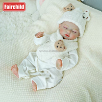 Poupée Reborn Bébé Réaliste de 43 cm avec Fonction de Détection de Gravité, Pleure, Rire, Ronfle - Jouet en Caoutchouc Souple