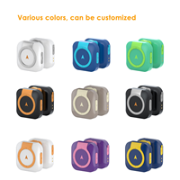 Neuestes Luxus-Haustier-E-Halsband IP67 Wasserdicht Wiederaufladbar Lange Standby-Zeit GPS-Tracker mit Gesundheitsmonitor Schritt- und Schlafüberwachung
