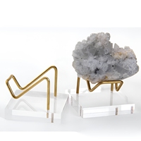 Support de fossile en acrylique, livraison directe depuis l'usine, économique, pierre personnalisée, socle, présentoir minéral