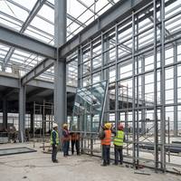 Edificio Industrial de Estructura Metálica Certificada CE de Múltiples Pisos para Iglesia o Salón Comunitario