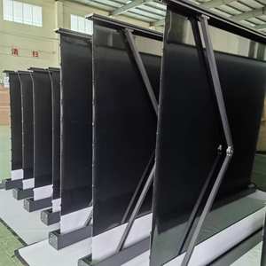 100 120 pulgadas 4K Pantalla motorizada de suelo para película Pantalla de proyección enrollable eléctrica Cine en casa - Product Image 6