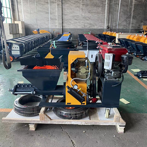 Mörtelspritzmaschine für Baustellen – Zementputz und Beton – Dieselgetriebene Kolbenspritzmaschine - Product Image 6