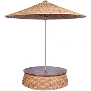 Parapluie en rotin extérieur moderne de haute qualité Creative Open Beach Balcon Piscine Cour <span class=keywords><strong>Parasol</strong></span> Populaire pour House Resort - Product Image 3
