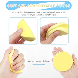 Compressed Facial Cleansing Sponge Skin Care Facial Sponge Natural Cellulose Face Sponge for Lady for Daily Cleansing - Product Image 2