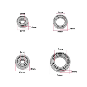 Hoge snelheid mini nagellakmachine lagers boor handstuk UP200 UG12/SUG12 micro diepe groef kogellagers vervanging - Product Image 3