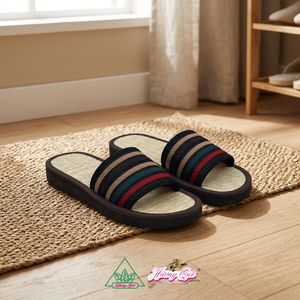 Sandalias de hierba marina hechas a mano, tendencia de moda otoño-verano, calzado de interior con función de masaje, forro de canela, hecho en Vietnam, limpio - Product Image 2
