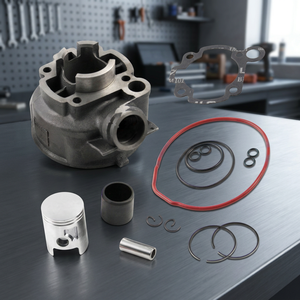 Kit de bloc-cylindre K Star avec jeu de joints (fonte/aluminium) pour moto AM6 40,3 mm - Product Image 2