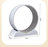 Vente en gros usine Grande roue de fitness et tapis de course silencieuse d'intérieur en sisal moderne pour chat, jouet d'exercice et griffoir