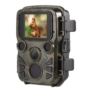 BINOCK 야외 미니 트레일 카메라 4K 20MP 1080P 적외선 야간 투시경 모션 활성화 IP66 방수 게임 사냥 트레일 카메라