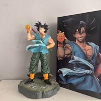 Statue GK 43CM Son Goku Dragon, figurine d'anime en PVC, modèle de jouet en PVC, style dessin animé unisexe