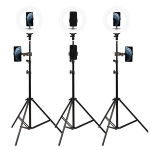 Lampe à maquillage TikTok de 10 pouces avec trépied, anneau lumineux circulaire pour selfie TikTok, anneau lumineux LED avec trépied - Product Image 1