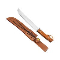 Couteau de poche tactique EDC de haute qualité GC, lame pliante en acier inoxydable, manche en bois de caoutchouc, épaisseur de 3,0 mm, garantie 1 an