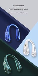 Ventilador de Cuello Portátil Recargable USB, Diseño 2026, para Exteriores, Personalizable - Product Image 4