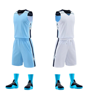 Camiseta de Baloncesto de Poliéster Sublimada para Adultos, de Secado Rápido, Transpirable, Profesional y Reversible - Product Image 2