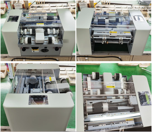 Máy cắt thẻ tên tự động A4 Máy cắt thẻ kinh doanh chuyên nghiệp cửa hàng in sử dụng 30 miếng/phút - Product Image 4