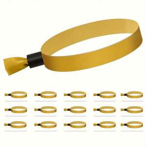 Pulsera de tela de poliéster personalizada de un solo uso con cierre para eventos - Product Image 3