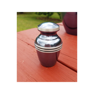 Wholesale Price Customized High Quality Metal Cremation <b>Keepsake</b> Urns Funeral Urn Burial <b>Keepsake</b> <b>For</b> <b>Ashes</b> With Velvet Box - Product Image 4