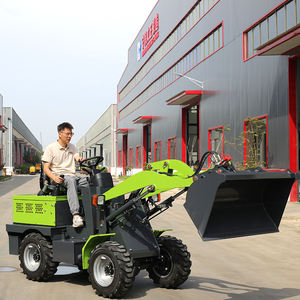 Alta Qualidade 4X4 Rodas Front End <span class=keywords><strong>Loader</strong></span> Mini Carregador Bateria Elétrica Alimentado com Anexo para Venda - Product Image 2