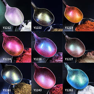 Venta al por mayor maquillaje pigmentos sombra <span class=keywords><strong>de</strong></span> ojos ultrafino iridiscente CAMBIO <span class=keywords><strong>DE</strong></span> Color Hada camaleón cromo pigmento en <span class=keywords><strong>polvo</strong></span> - Product Image 5