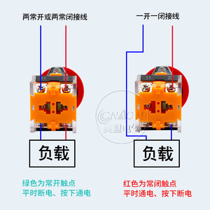 La39 Emergency Stop Mushroom <b>Button</b> 22mm 10a 660v 1no1nc Self-locking <b>Push</b> <b>Switch</b> - Product Image 3