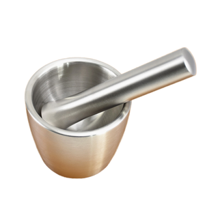 Stainless Steel Mortar and Pestle Set Heavy Duty Spice <b>Grinder</b> <b>Herb</b> Crusher Kitchen Masher Garlic Grinding Bowl - Product Image 6