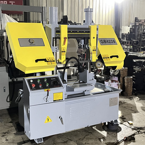 Sierra <span class=keywords><strong>de</strong></span> cinta <span class=keywords><strong>de</strong></span> alta resistencia <span class=keywords><strong>de</strong></span> venta directa <span class=keywords><strong>de</strong></span> fábrica GB4228 GB4232 GB4250 para corte <span class=keywords><strong>de</strong></span> <span class=keywords><strong>metal</strong></span> y acero con mordaza hidráulica 5.5KW Estándar CE - Product Image 4