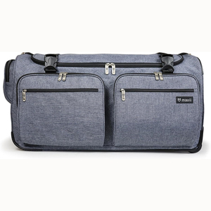 Muestra Gratuita de Bolsa de Baile con Ruedas y Logotipo Personalizado de 28 Pulgadas, Bolsa de Viaje con Compartimento para Zapatos Mojados, Impermeable, de Tela Oxford, para Fitness y Yoga - Product Image 6
