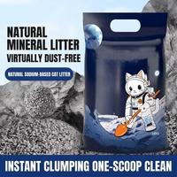 Litière pour chat en zéolite naturelle brute, pour chatons et chats adultes, adsorption des odeurs volatiles, séchage rapide, sans poussière, respectueuse de la peau