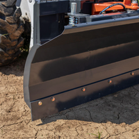 OEM sudut berputar Skid Steer salju peralatan penghilang kondisi baru Mini roda pemuat Backhoe pemuat eceran