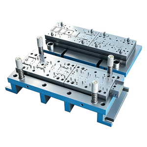 Moule <span class=keywords><strong>de</strong></span> poinçonnage progressif personnalisé pour la production d'accessoires <span class=keywords><strong>de</strong></span> quincaillerie en acier inoxydable : charnière <span class=keywords><strong>de</strong></span> porte à coin rond pour fenêtre - Product Image 4