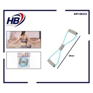 Bandas de Ejercicio en Forma de 8 de Color Azul Claro con Alta Resistencia para Entrenamiento Físico - Product Image 3