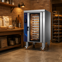Four à convection rotatif numérique à air chaud pour boulangerie, 10 plateaux, Commercial Electric