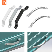 Poignée de porte en alliage d'aluminium de style européen, durable, résistante aux intempéries, design moderne, installation simple pour projets hôteliers