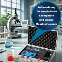 Étui de transport pour instruments de mesure, étui en aluminium résistant, boîte de rangement pour téléphone portable, poche, tableau, boîte à clé