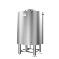 Réservoir d'eau glycolée 1500L en acier inoxydable 304 personnalisé avec couche isolante pour système de refroidissement de brassage de bière avec refroidisseur et pompe