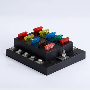 Waterproof Power Socket Mini middle Blade max Type InLine 5x20 Fuse Holders with 5A 10A 15A 20A 25A 30A Fuse Car