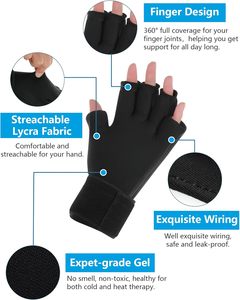 Refroidissement Doigt Vapeur Pack Pressage À Chaud Main Poignet <span class=keywords><strong>Icepack</strong></span> avec Dragonne Réglable Réutilisable pour Femmes Hommes Un Gel Cold Pack - Product Image 5