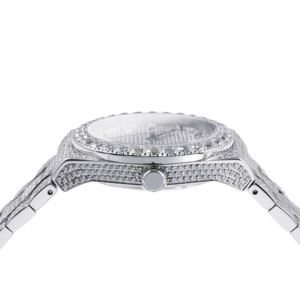 Montre en moissanite, <span class=keywords><strong>lunette</strong></span> de montre en moissanite de luxe, vente en gros de montres en moissanite, montres chinoises avec boîtes, montres automatiques bon marché, montres serties - Product Image 4