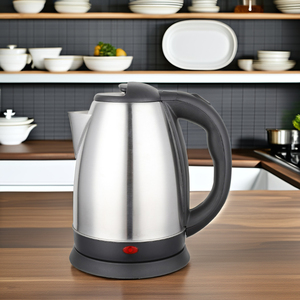 Petite bouilloire électrique portable en acier inoxydable de 1,8 L, arrêt automatique, conception sans fil, base rotative à 360°, haute efficacité - Product Image 4