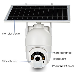 Batterie <span class=keywords><strong>WIFI</strong></span> 1080P HD <span class=keywords><strong>caméra</strong></span> IP PTZ sans fil WI-FI <span class=keywords><strong>Surveillance</strong></span> vidéo <span class=keywords><strong>de</strong></span> rue CCTV extérieur carte Sim 3G 4G <span class=keywords><strong>caméra</strong></span> <span class=keywords><strong>solaire</strong></span> - Product Image 2