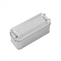 Voedselveilige metalen blikken doos, leeg, van blik, met aangepast logo voor cake, snoep, dessert, fruit