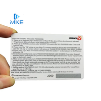 Carte de membre vierge en pvc 4428 puce de contact