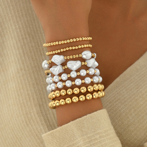 Hot Selling Light Luxury Simple Design Handmade Pearl Beaded <b>Bracelet</b> Personalized Women's <b>Bracelets</b> Fashion Jewelry Wholesale - Product Image 3