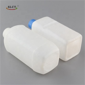 Bouteille distributrice de liquide <span class=keywords><strong>vide</strong></span> en HDPE blanc de <span class=keywords><strong>1L</strong></span> de haute qualité avec bouchon à vis, vente en gros - Product Image 4