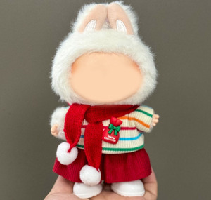 Poupée One Two Three Generations Wearable Christmas Suit Mini Toy Vêtements en coton polyester de haute qualité pour Gazi Sister - Product Image 6