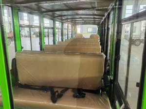 Véhicule électrique <span class=keywords><strong>de</strong></span> tourisme à quatre roues, minibus <span class=keywords><strong>de</strong></span> visite des sites touristiques, voiturette <span class=keywords><strong>de</strong></span> golf, navette d'aéroport, batterie 72V150AH, moteur 7.5KW - Product Image 3