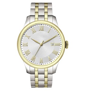 Montre Classique Homme 2025 en Acier Inoxydable à Quartz avec Bracelet en Cuir, Cadran en Verre Saphir, Logo de Marque Personnalisé - Luxe et Tendance - Product Image 3