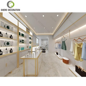 Muebles para Tienda de Cosméticos, Estante Ajustable para Exhibición de Maquillaje con Luces LED, Diseño Interior para Tienda de Cosméticos - Product Image 4