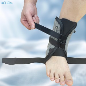 BDE nouvelle orthèse de cheville de <span class=keywords><strong>Sport</strong></span> réglable en néoprène soutien d'airbag gonflable bilatéral pour la fasciite plantaire <span class=keywords><strong>entorse</strong></span> Anti-fracture - Product Image 5